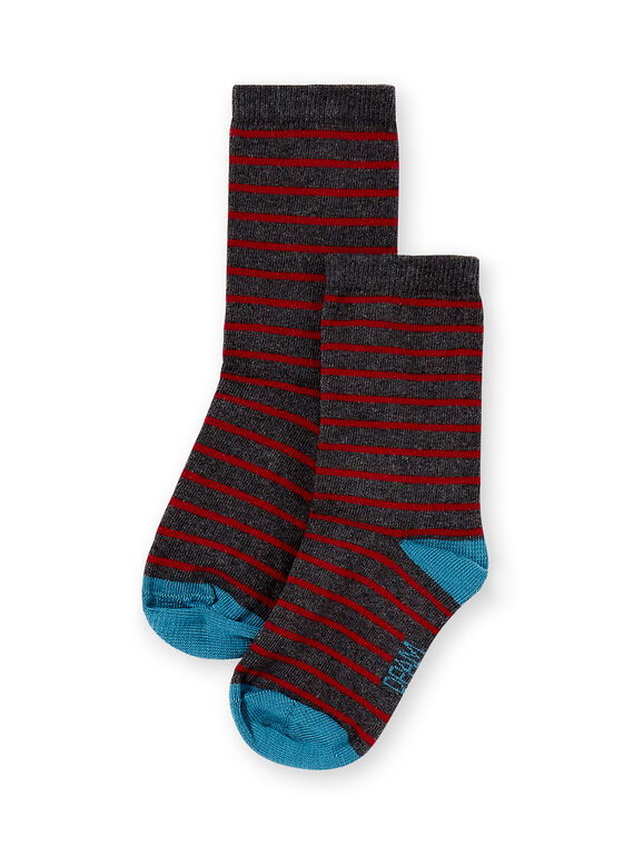 Dark grey SOCKS KYOJOCHOR6 / 20WI0244SOQ944